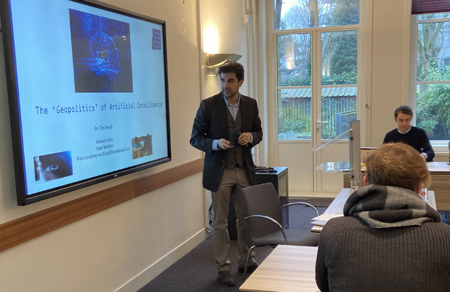 Tim Sweijs at the Asser Institute Winter Academy on Artificial ...