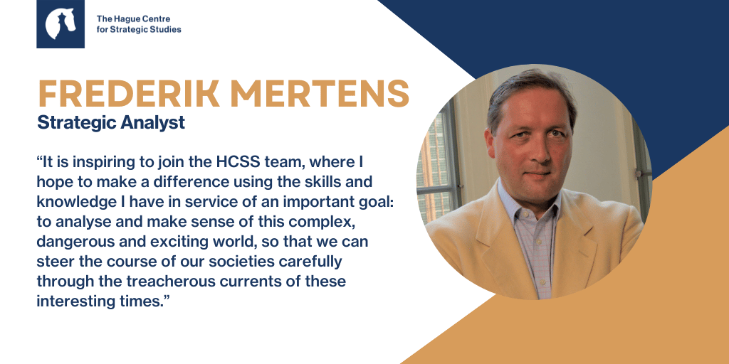 Frederik Mertens joins HCSS as new strategic analyst - HCSS