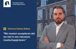 Gerben Bakker We moeten accepteren dat we niet in een risicoloze maatschappij leven.
