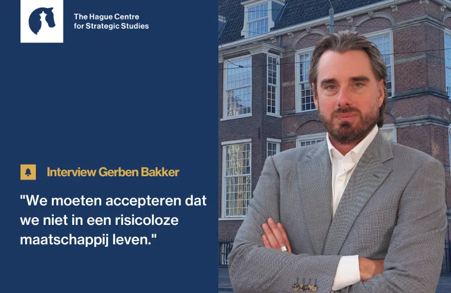 Gerben Bakker We moeten accepteren dat we niet in een risicoloze maatschappij leven.