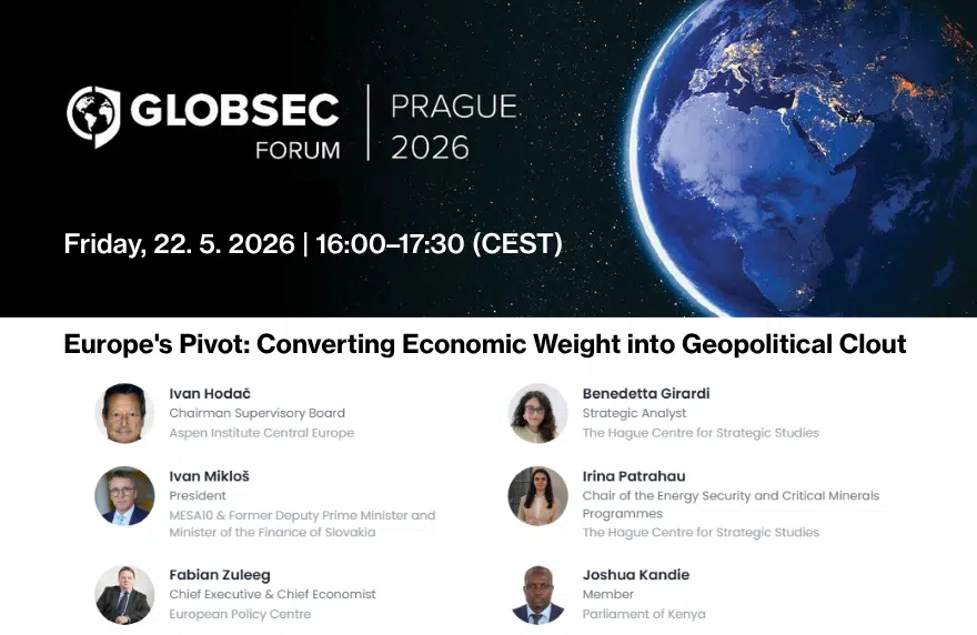 GLOBSEC 2026 with Irina Patrahau and Benedetta Girardi (1)