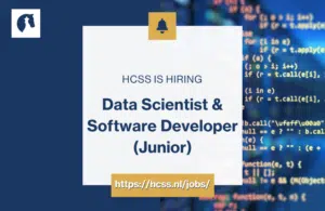 Job alert Data Scientist & Software Developer (Junior)
