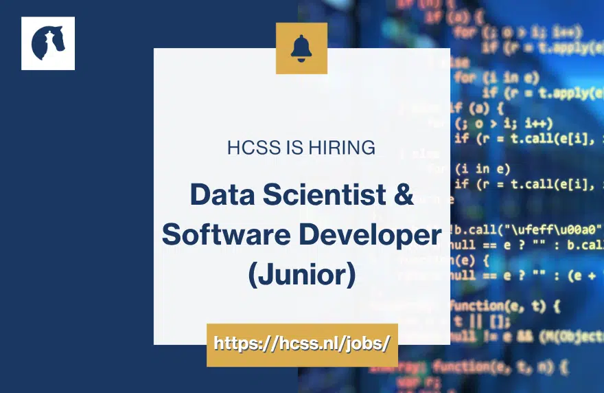 Job alert Data Scientist & Software Developer (Junior)