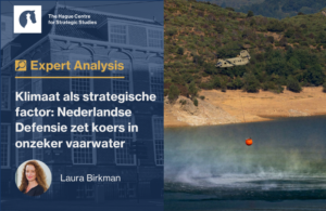 Laura Birkman - Klimaat als strategische factor Nederlandse Defensie