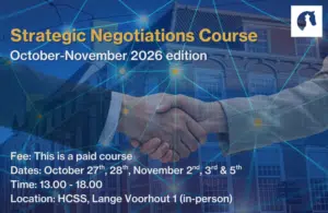 Strategic Negotiations Course OctNov