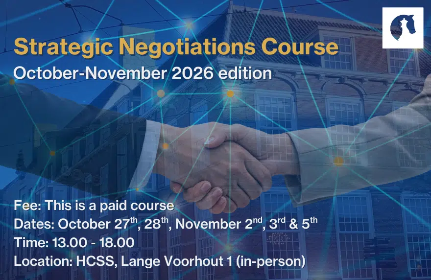 Strategic Negotiations Course OctNov