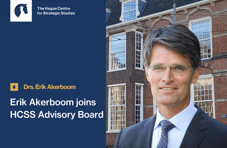 Welcome - Erik Akerboom joins HCSS Advisory Board