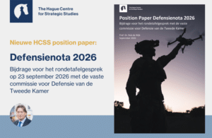 Newsletter - Position Paper Defensienota Rob de Wijk Tweede Kamer