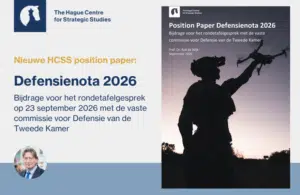 Newsletter - Position Paper Defensienota Rob de Wijk Tweede Kamer