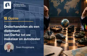 Sven Koopmans opinie - Onderhandelen als een diplomaat van Darfur tot uw makelaar en autodealer (1)