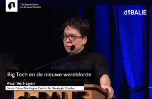 Paul Verhagen - De Balie Big Tech en de nieuwe wereldorde Big Tech & de nieuwe wereldorde: Paul Verhagen, Caroline Nevejan, Felienne Hermans, Barbara Kathmann