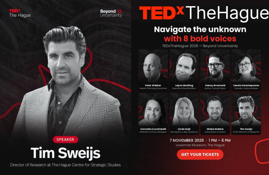 TEDxTheHague - Beyond Uncertainty with Tim Sweijs (2)